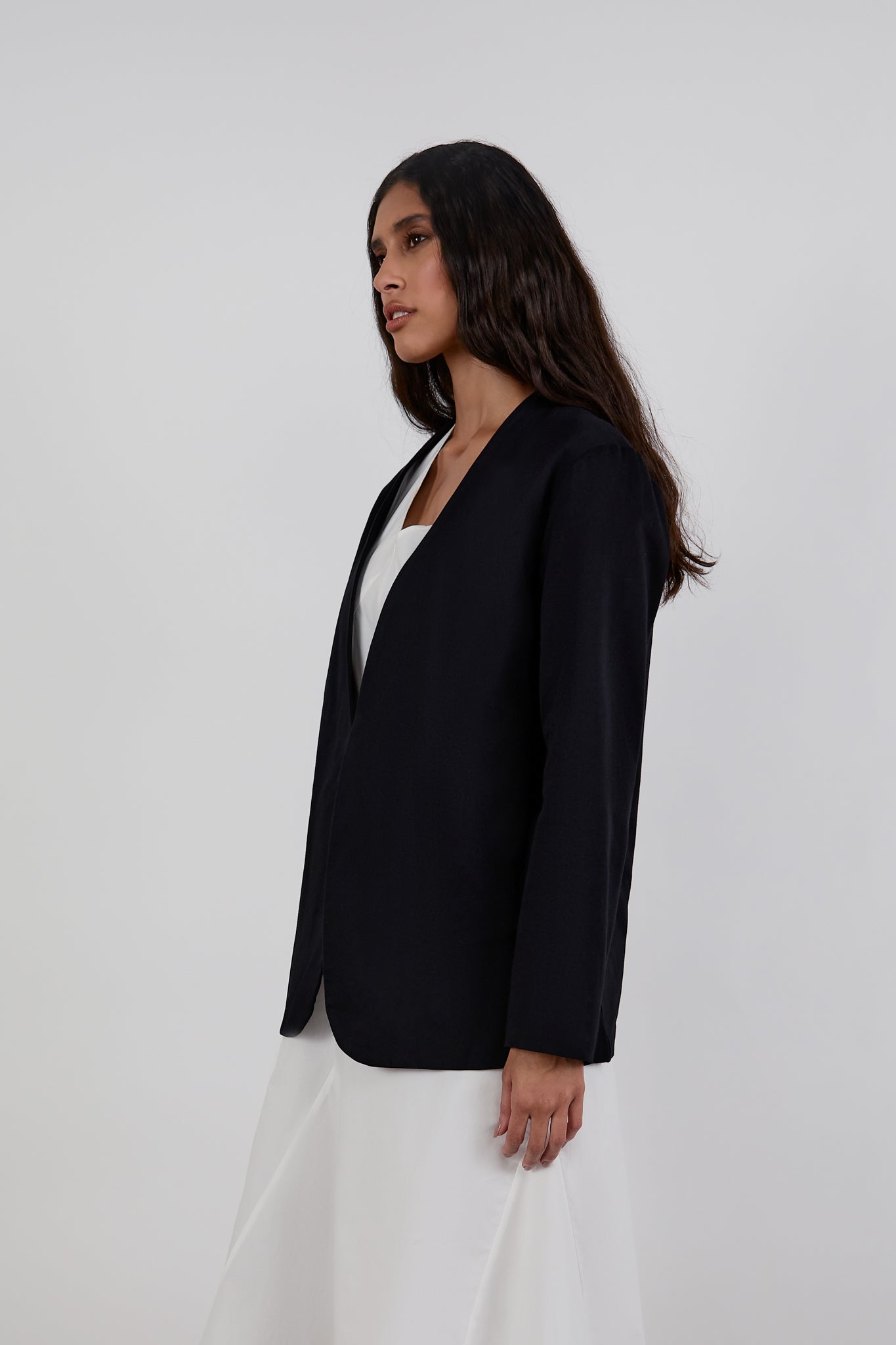 Tailored Blazer Black women 6