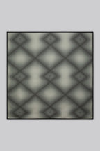 Silk Printed Foulard Black-Grey