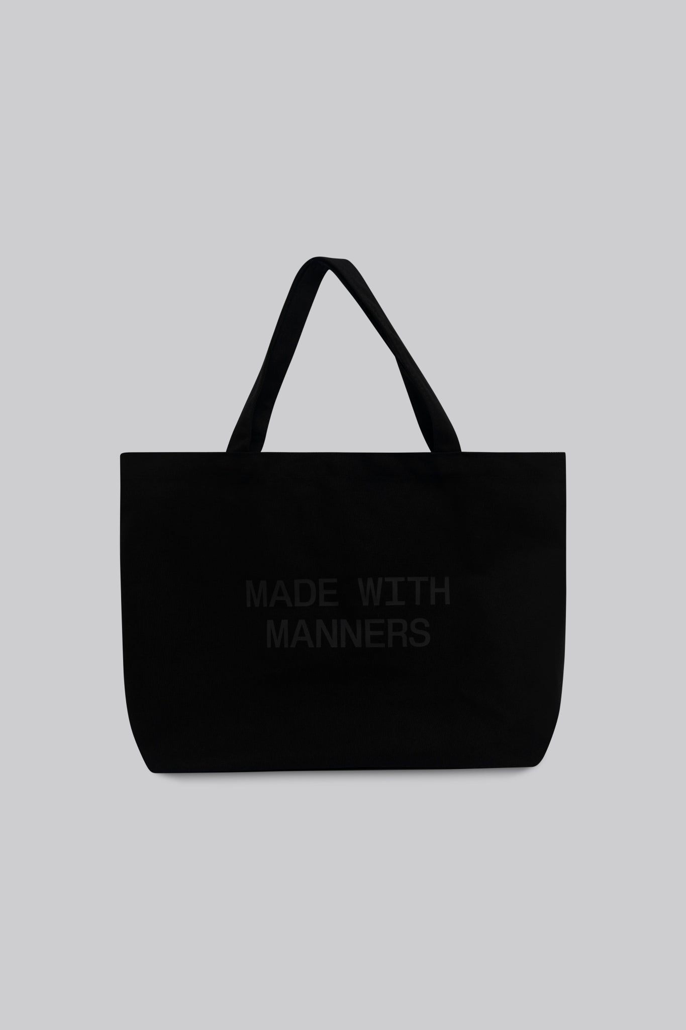 Cotton Canvas Tote Black
